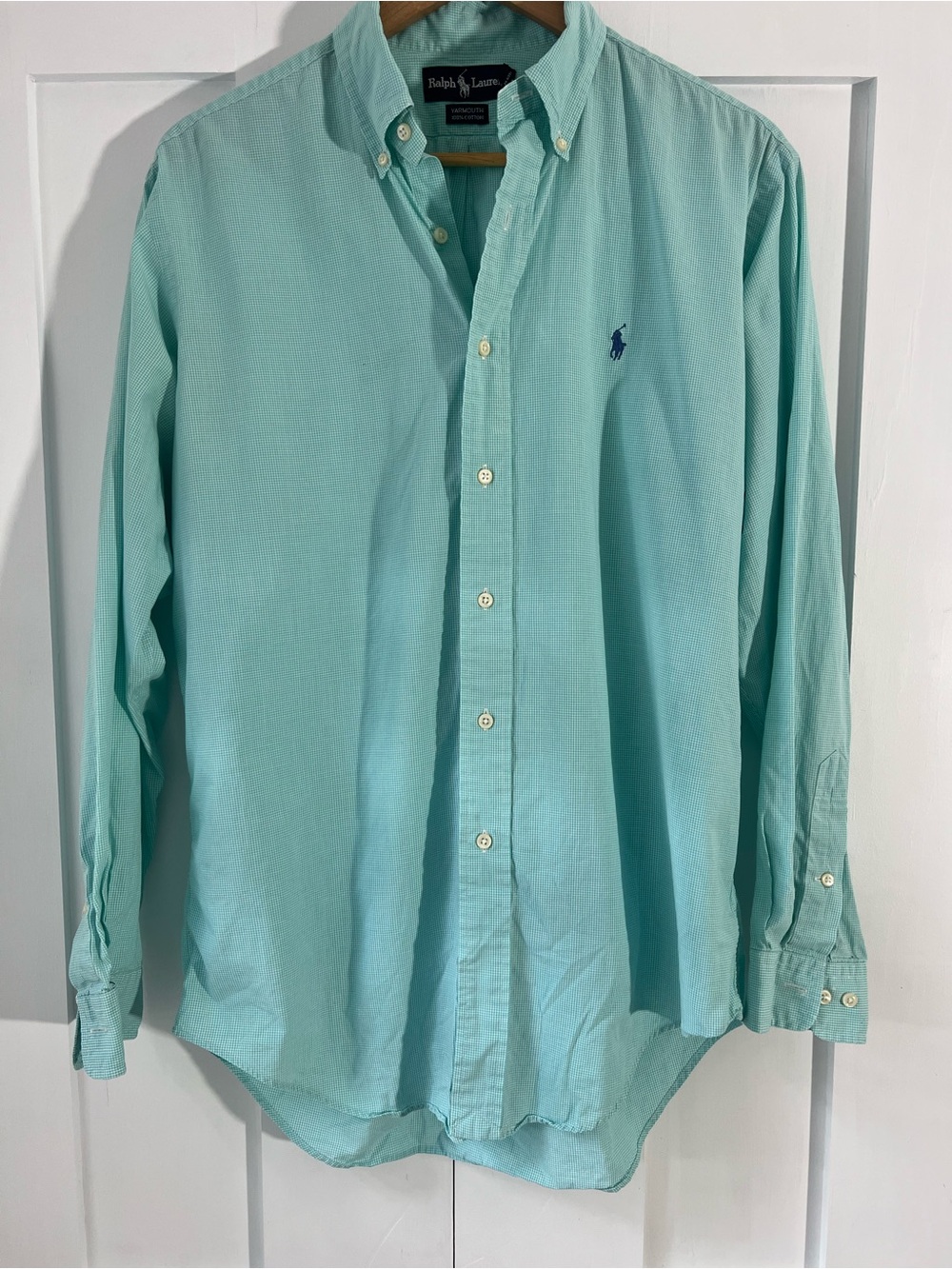 Ralph Lauren Light Mint Green Button-Down Shirt
